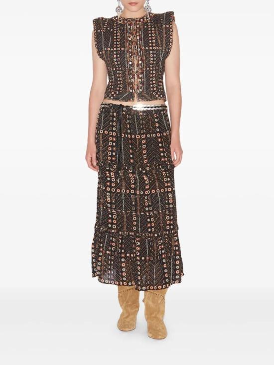 25SS 이자벨마랑에뚜왈 베스트 GI0050FAC1J03E 02FK BLACK - ISABEL MARANT ETOILE