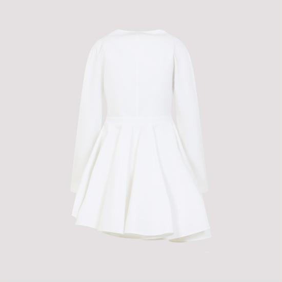 25SS 알라이아 미디 원피스 AA9R2618T447A WHITE - ALAIA