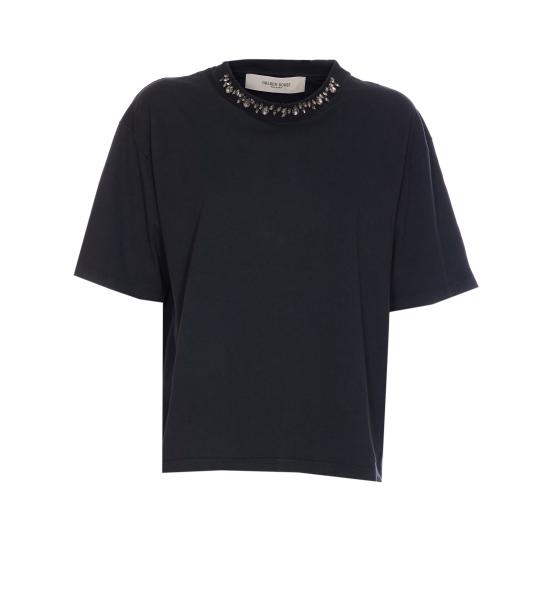 25SS 골든구스 반팔 티셔츠 GWP01874 P00189790456 Black