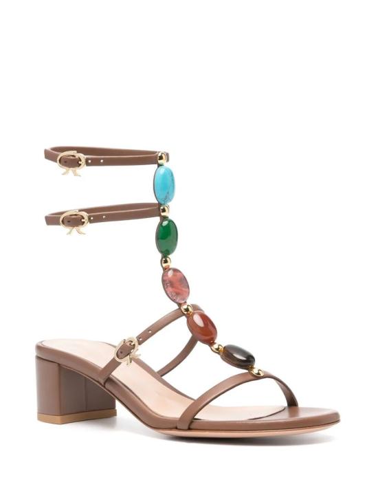 25SS 지안비토로시 샌들 G3238245RICNAP CUOIO BROWN - GIANVITO ROSSI