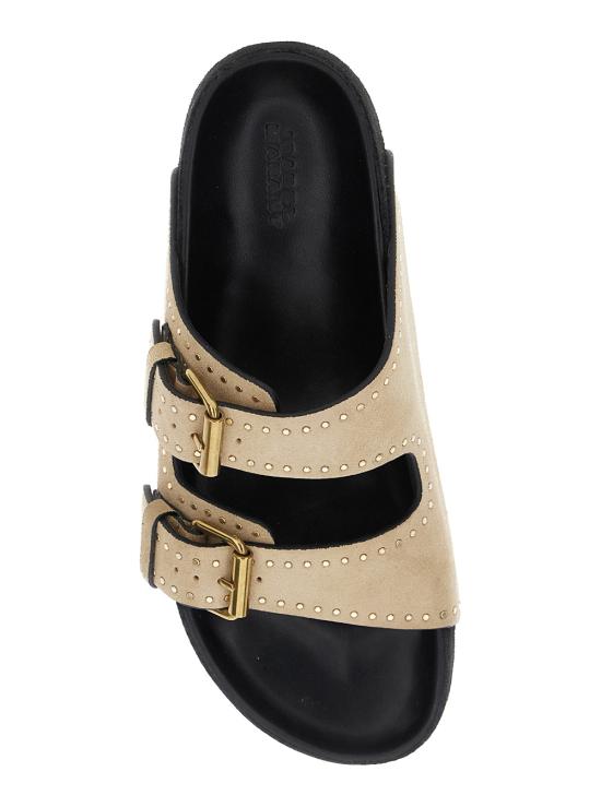 25SS 이자벨마랑 뮬/슬리퍼 SD0118FAB2B11S90LB Beige - ISABEL MARANT