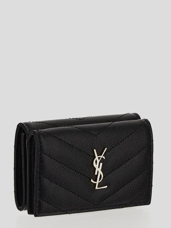 25SS 생로랑 지갑 668274 BOWA11000 Black - SAINT LAURENT