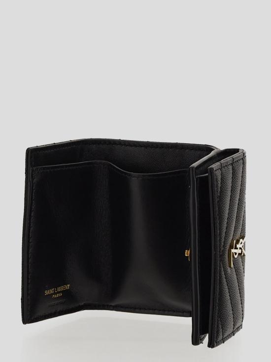 25SS 생로랑 지갑 668274 BOWA11000 Black - SAINT LAURENT