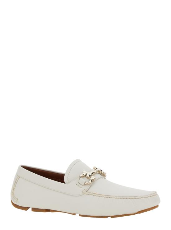 25SS 살바토레 페라가모 로퍼 02C3980778794 White - SALVATORE FERRAGAMO