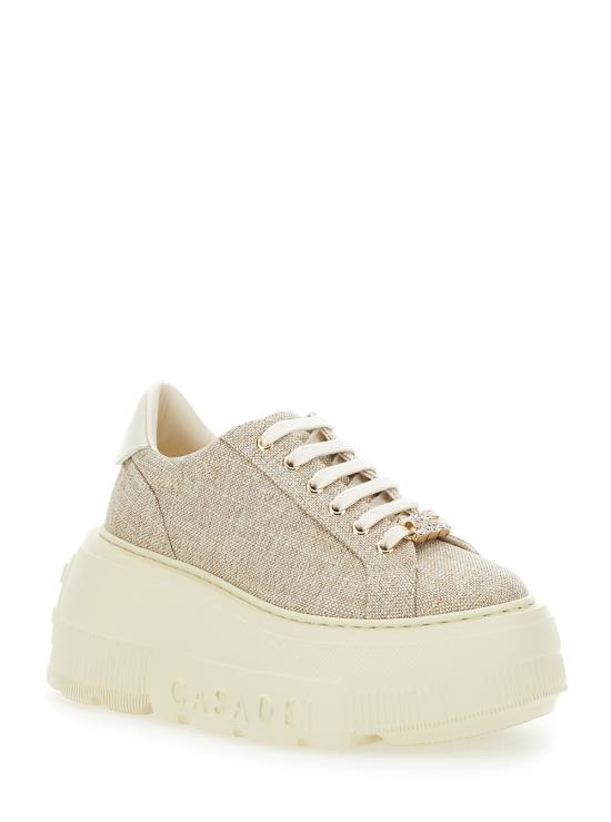 25SS 카사데이 스니커즈 2X041J0701C2671C107 Beige - CASADEI