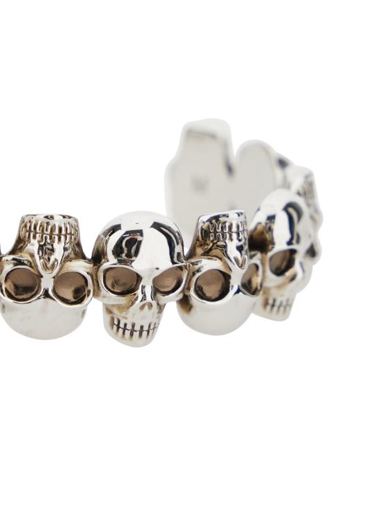 25SS 알렉산더 맥퀸 브레이슬릿 823322J161N0446 Metallic - ALEXANDER MCQUEEN