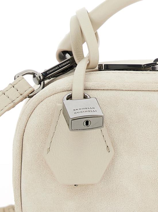 25SS 브루넬로 쿠치넬리 크로스백 MBDLD2710C8905 White - BRUNELLO CUCINELLI