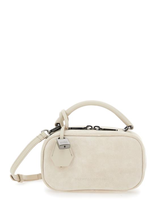 25SS 브루넬로 쿠치넬리 크로스백 MBDLD2710C8905 White