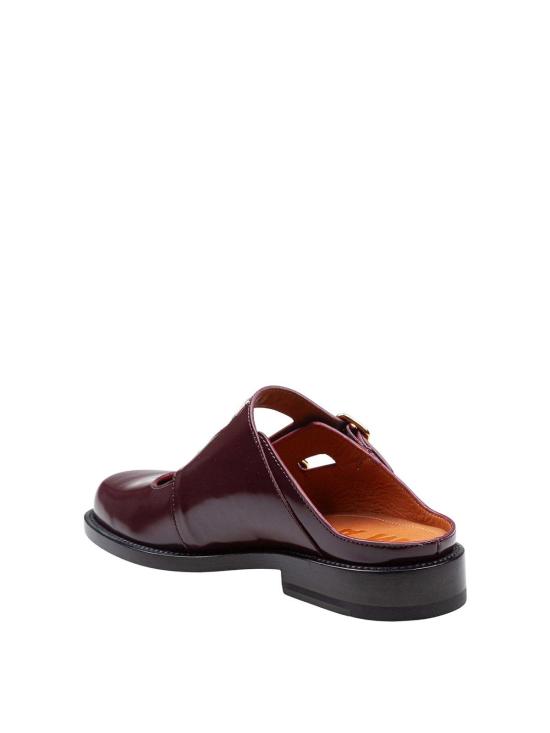  마르니 뮬/슬리퍼 SBMS010202PS67900R90 Dark Red - MARNI