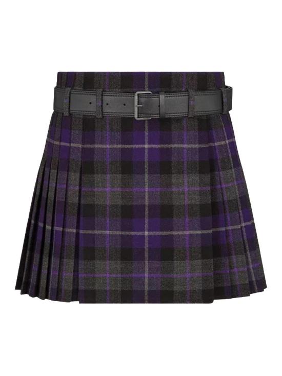  크리스챤디올 숏 스커트 511J73A16404889 Purple