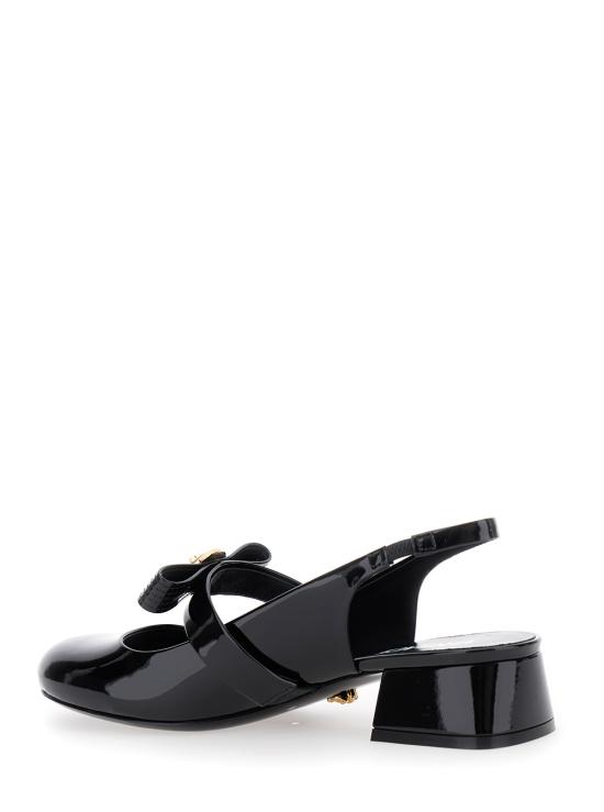 25SS 베르사체 플랫 슈즈 1018457D2VE1B00V Black - VERSACE