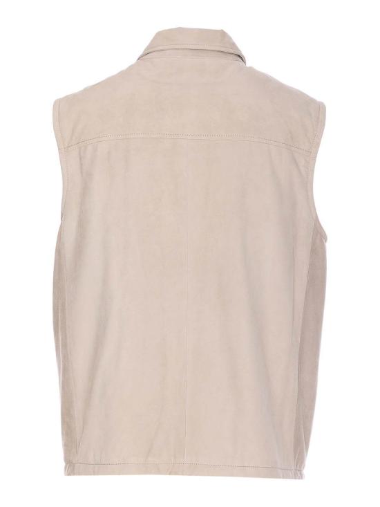  브루넬로 쿠치넬리 베스트 M0PCL2032C6925 Beige - BRUNELLO CUCINELLI