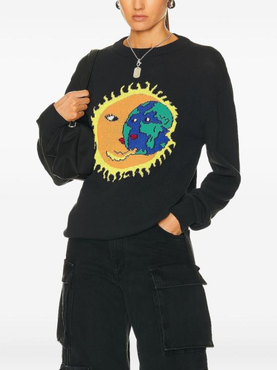  스카이하이팜 스웨터 SHF04N001 BLACK Black - SKY HIGH FARM