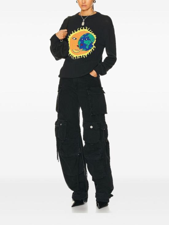  스카이하이팜 스웨터 SHF04N001 BLACK Black - SKY HIGH FARM