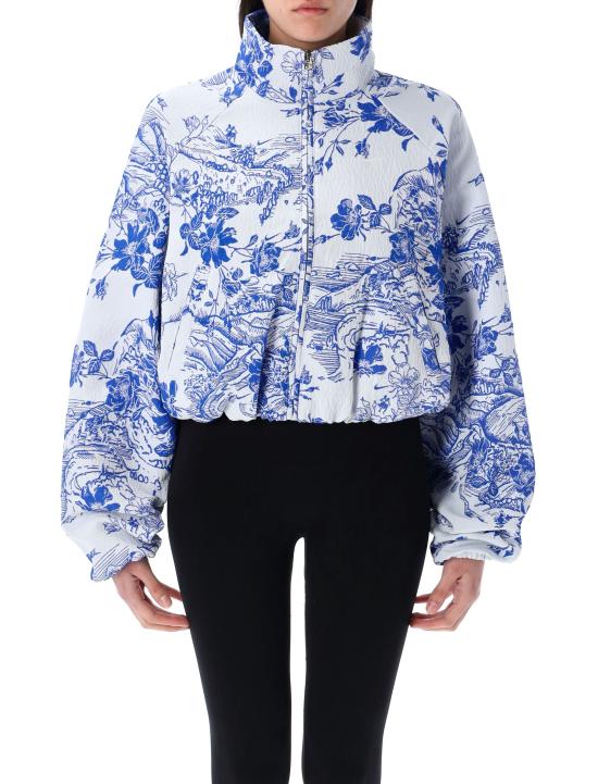 25SS 나이키 자켓 HF9579 100 WHITE HYPER BLUE