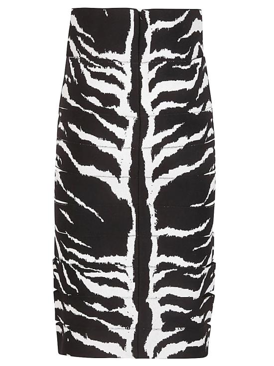  알라이아 미디 스커트 AA9J21795M842 009 Black - ALAIA