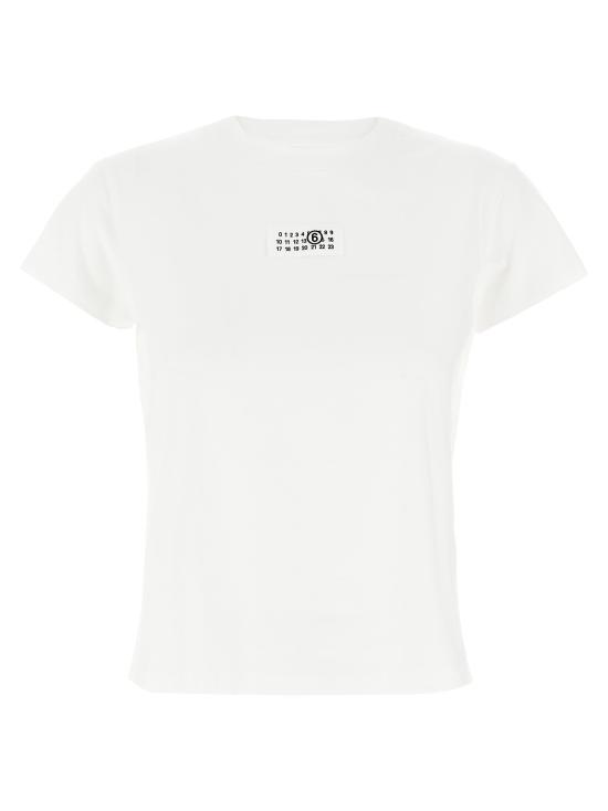 25SS MM6 메종마르지엘라 뉴메릭 코튼 저지 티셔츠 S52GC0327S24312101