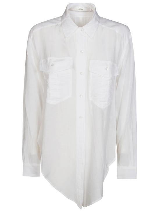 25SS 이자벨마랑에뚜왈 셔츠 25PCH0131FD B3J04E WHITE 20WH Bianco