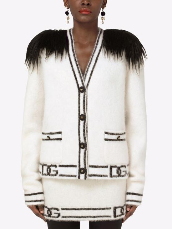  돌체앤가바나 가디건 FXE62Z JCMM7S9000 White - DOLCE & GABBANA