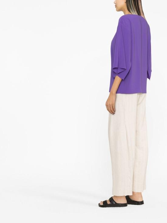  알베르토비아니 반팔 티셔츠 MM840 AC002854 Purple - ALBERTO BIANI