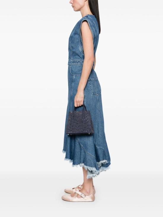 25SS 알라이아 토트백 AA1S06720CA322 530 Blue - ALAIA