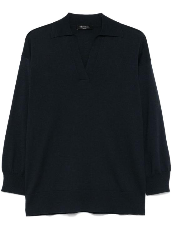 25SS 파비아나 필리피 폴로 티셔츠 MAD265F041 D5105146 Blue