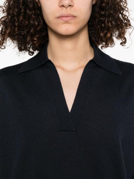 25SS 파비아나 필리피 폴로 티셔츠 MAD265F041 D5105146 Blue - FABIANA FILIPPI