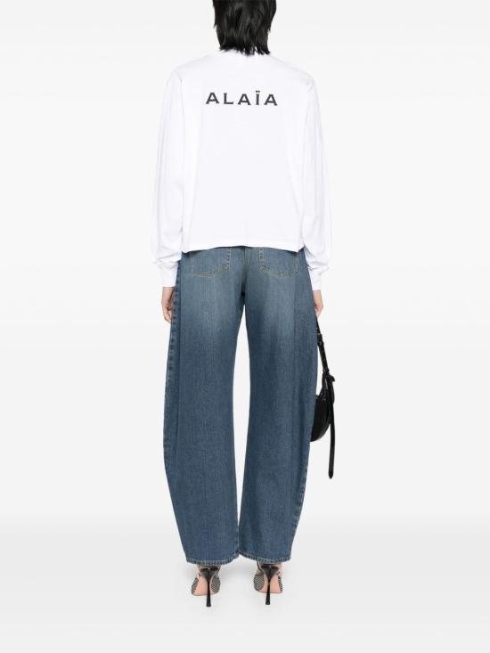 25SS 알라이아 스웨터 AA9H1139J010A 000 White - ALAIA