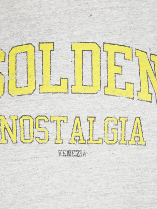 25SS 골든구스 민소매 티셔츠 GWP02187 P001886 60269 GREY MELANGE YELLOW - GOLDEN GOOSE