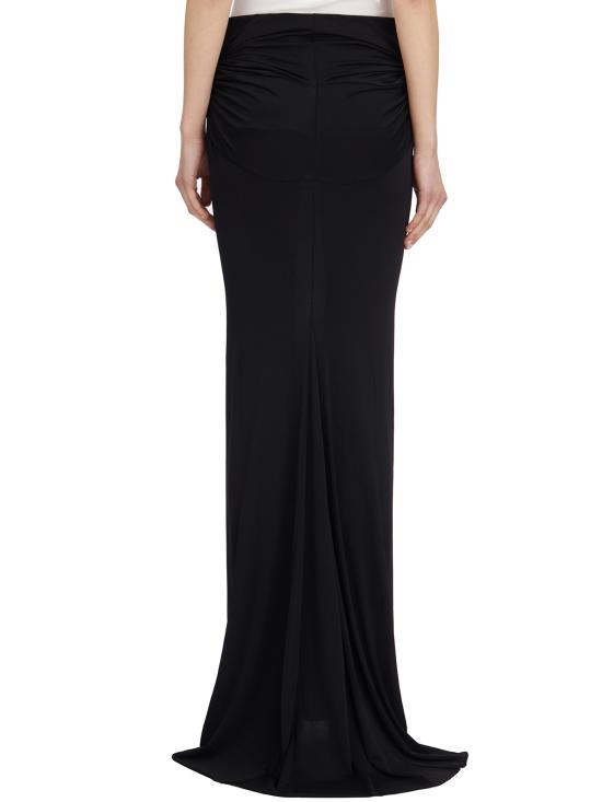 25SS 릭 오웬스 롱 스커트 LLI01E4312CVI09 Black - RICK OWENS