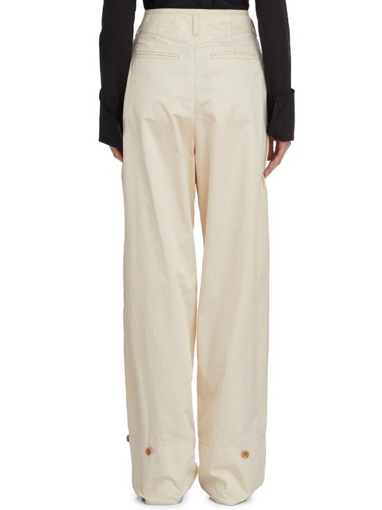 25SS 르메르 팬츠 LPA1182LF1207WH014 Cream - LEMAIRE