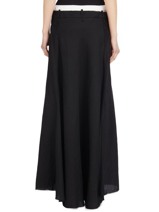 25SS 마스나다 스커트 L7803BLACK Black - MASNADA