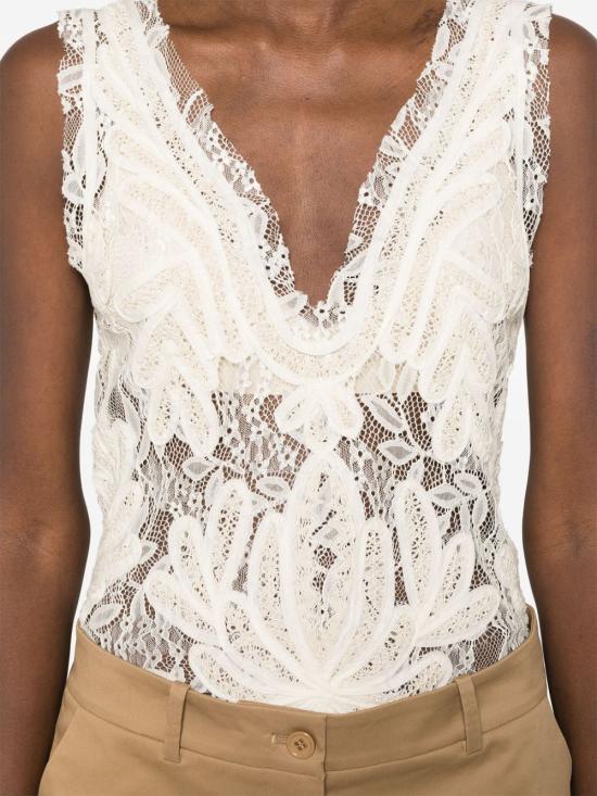 25SS 파로쉬 민소매 티셔츠 D311641 NIXIE101 Beige - PAROSH