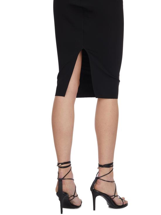 25SS 릭 오웬스 미디 스커트 LLI01E4313JCVS09 Black - RICK OWENS