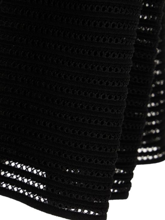 25SS 알라이아 숏 스커트 AA9J2249K008A 995 Black - ALAIA