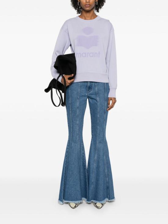 25SS 이자벨마랑에뚜왈 긴팔 티셔츠 SW0011FA C1M04E 86BL Lilac - ISABEL MARANT ETOILE