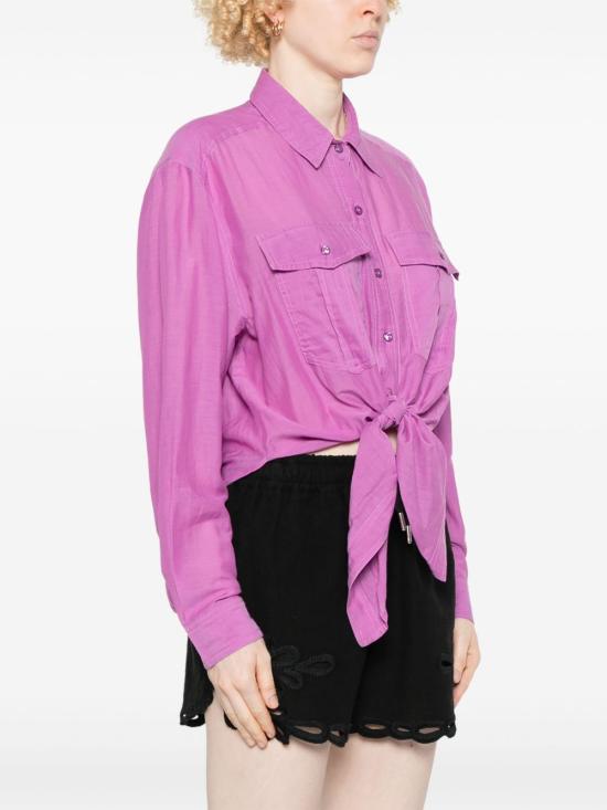 25SS 이자벨마랑에뚜왈 블라우스 CH0131FD B3J04E 40PL Pink - ISABEL MARANT ETOILE