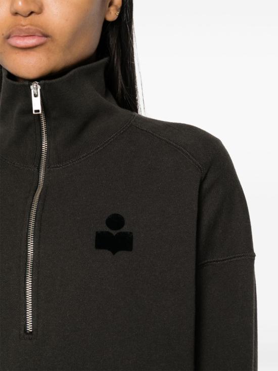 25SS 이자벨마랑에뚜왈 후드 티셔츠 SW0093FA A1M07E 02FK Black - ISABEL MARANT ETOILE