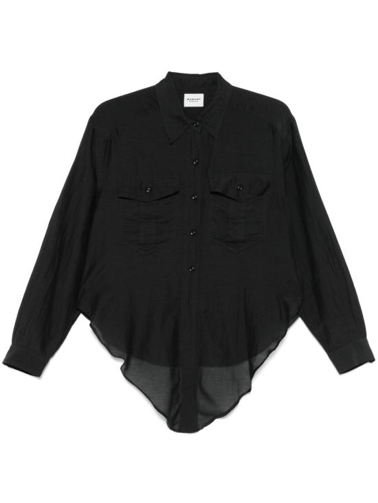 25SS 이자벨마랑에뚜왈 셔츠 CH0131FD B3J04E 01BK Black