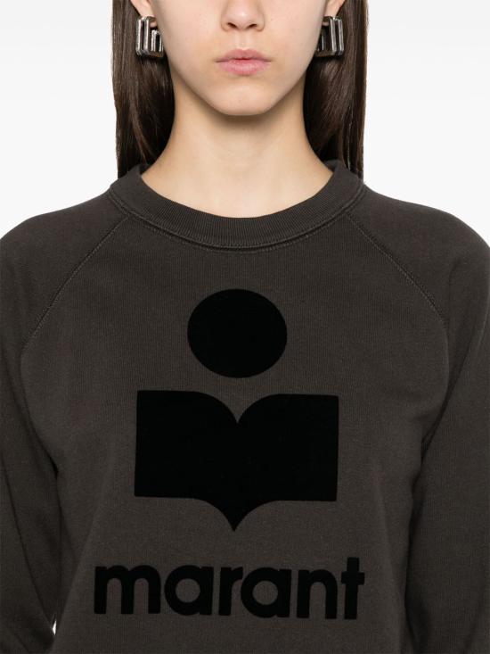 25SS 이자벨마랑에뚜왈 긴팔 티셔츠 SW0160FA A1M07E 02FK Black - ISABEL MARANT ETOILE