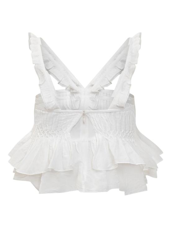 25SS 이자벨마랑에뚜왈 민소매 티셔츠 HT0602FA B3J04E 20WH White - ISABEL MARANT ETOILE