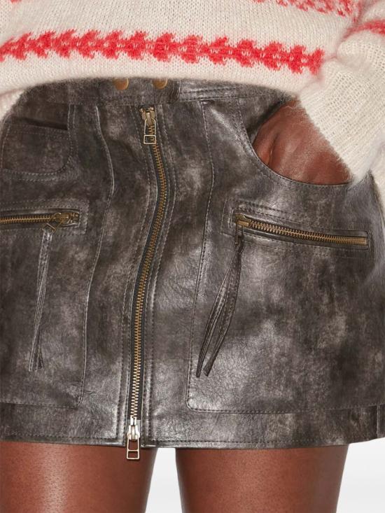 25SS 이자벨마랑에뚜왈 숏 스커트 JU0292FA C1B01E 02FK Black - ISABEL MARANT ETOILE