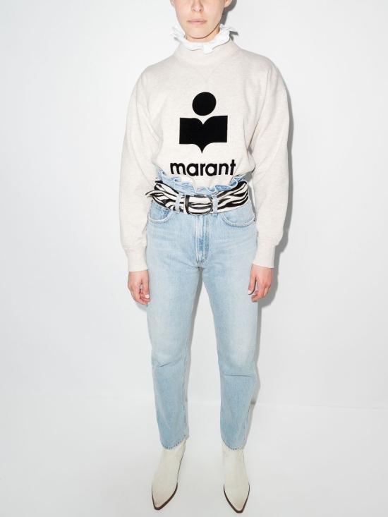 25SS 이자벨마랑에뚜왈 긴팔 티셔츠 SW0003FA A1M07E 23EC Beige - ISABEL MARANT ETOILE