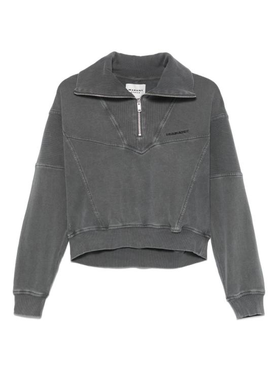 25SS 이자벨마랑에뚜왈 후드 티셔츠 SW0150FA C1G03E 02GY Grey