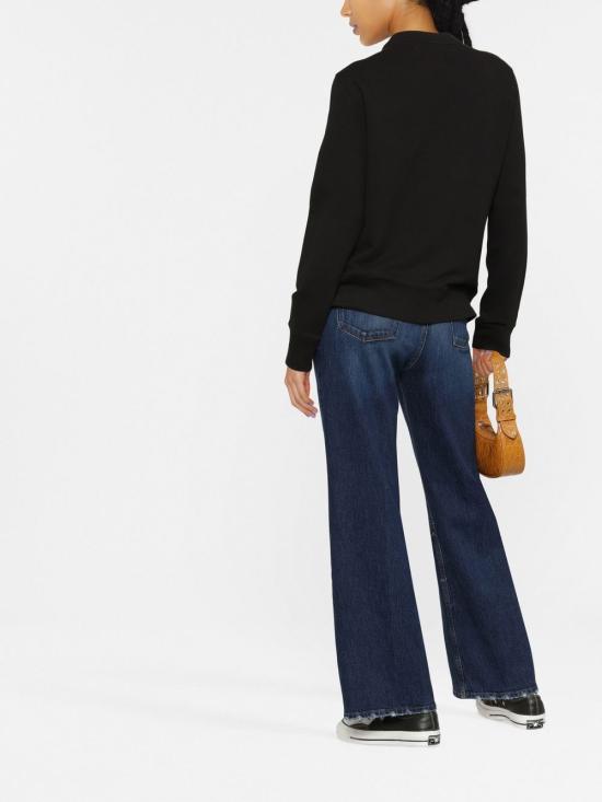 25SS 골든구스 긴팔 티셔츠 GWP01223 P00052590100 Black - GOLDEN GOOSE