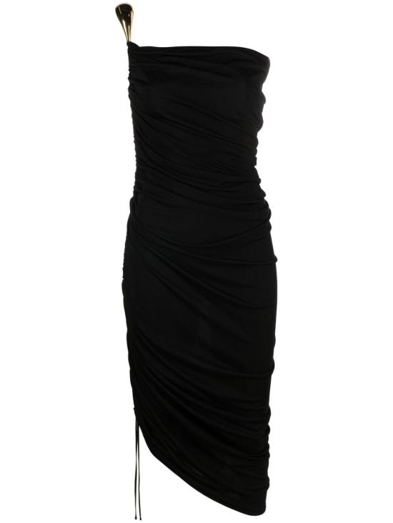  보테가베네타 숏 원피스 726535 VKUQ01000 Black