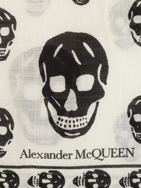  알렉산더 맥퀸 머플러/스카프 557717D 3222Q9260 White - ALEXANDER MCQUEEN