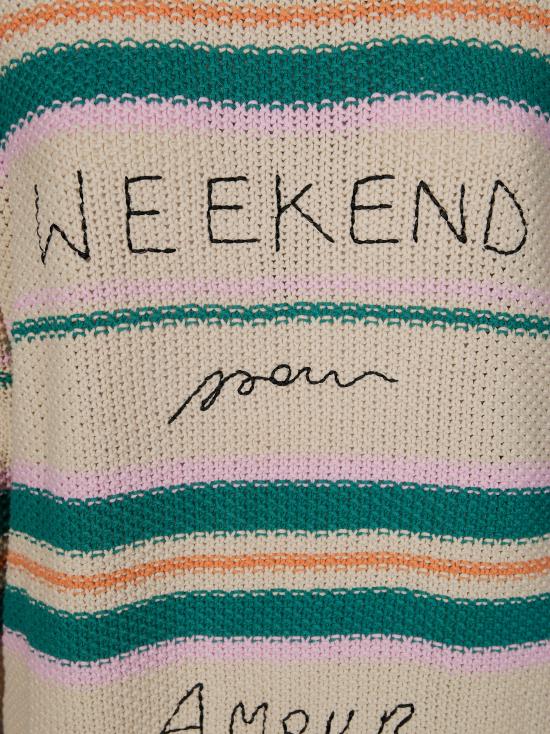 25SS 위켄드막스마라 가디건 2515361211600 001 BEIGE MULTI - WEEKEND MAX MARA