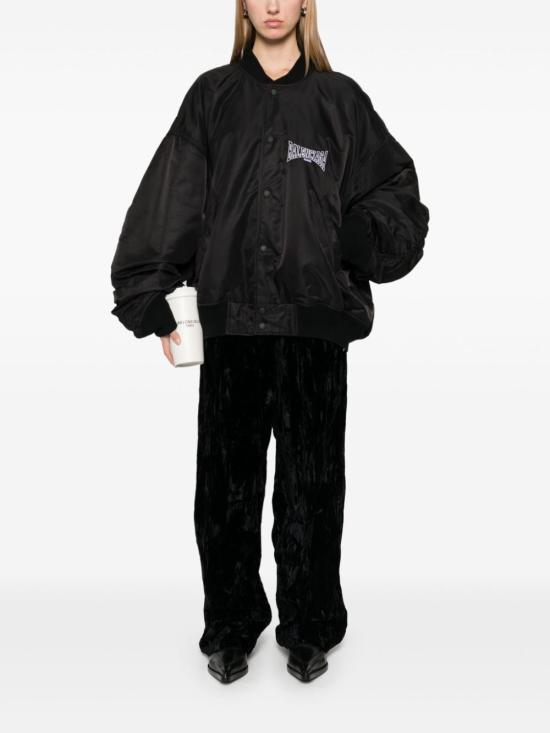 25SS 발렌시아가 봄버 자켓 809169 TRO511000 Black - BALENCIAGA