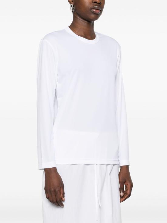 25SS 꼼데가르송 긴팔 티셔츠 GOT001 0512 White - COMME DES GARCONS